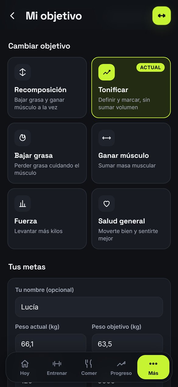 Mi objetivo: las seis opciones para elegir